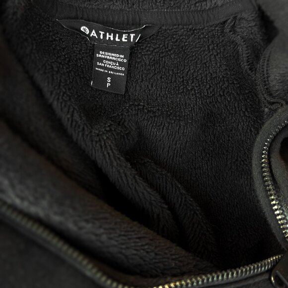 EUC - Athleta Cozy Karma Asym Pullover - Black - Picture 12 of 15